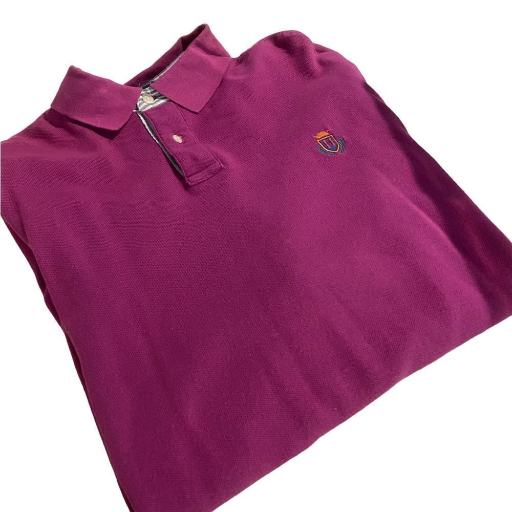Hathaway size large shirt sleeved collared polo excellent condition vintage